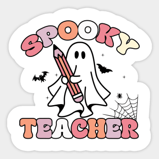 Spooky Teacher Sticker